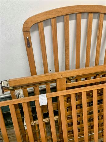 Vintage Wooden Baby Crib