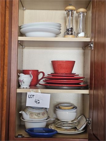 Cupboard Cleanout- Plates, Bowls, Teapot & More