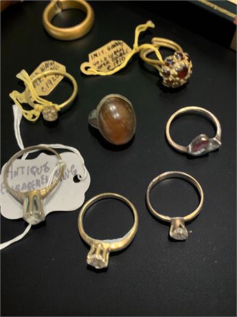 Vintage Rings - Antique Engagement Rings, Bohemian Cluster Ring & More