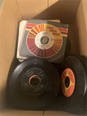 45 Record Lot - Rare Earth, Herb Alpert & More