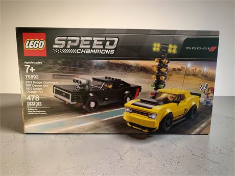LEGO Speed Champions 2018 Set With Dodge Challenger SRT Demon