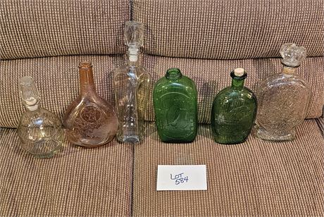 Vintage Mixed Liquor Decanter/Bottle Lot