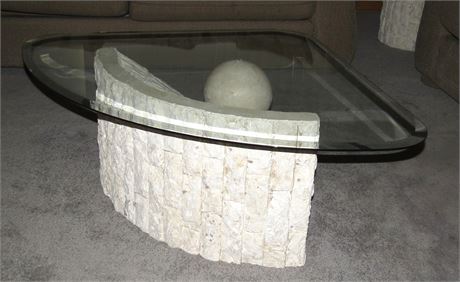 Glass Top Coffee Table