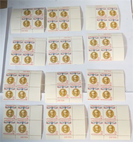 US Air Mail Stamps: 8 Cents "Champions Of Liberty""