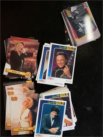 1992 Sterling Cards CMA Country Gold Collectible Cards