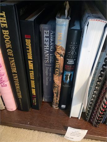 Book Lot - Among the Elephants, The X-Files: Book of the Unexplained & More