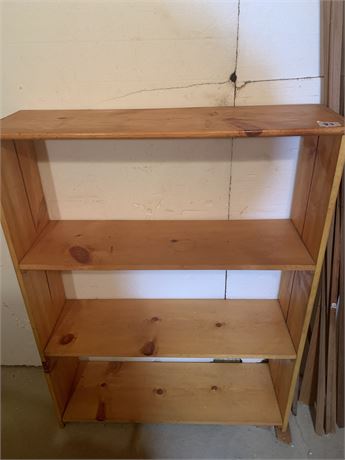 Wood Bookcase Or Display Shelf