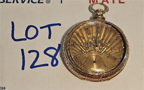 Antique 18K Gold 1830's Jospeh Johnson Pocket Watch 67.5 dwt