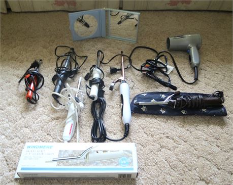 Curling Irons, Blow Dryer
