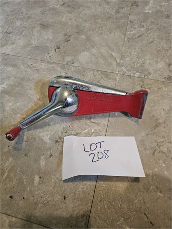 1950's Era Red Metal Can-O-Matic Wall Mount Can Opener