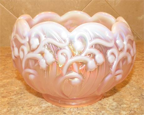 Fenton Frosted Bowl