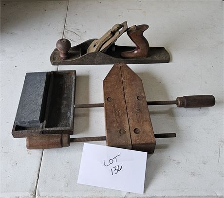 Corsair Wood Plane, Loroensen Wood Vise & Sharpening Stone