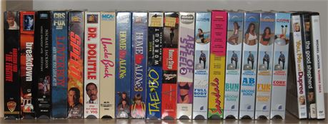 VHS and DVD Movies