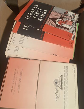 Book Lot Sunday School Books by Gospel Light Press, Israel's First Kings & More
