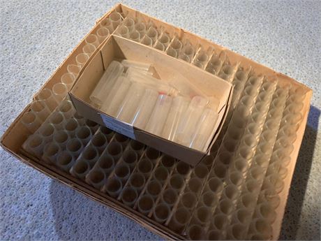 Bulk Glass Laboratory Vials/Culture Tube Lot