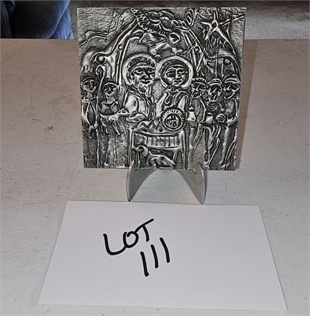 Don Drumm "Nativity" Metal Tile