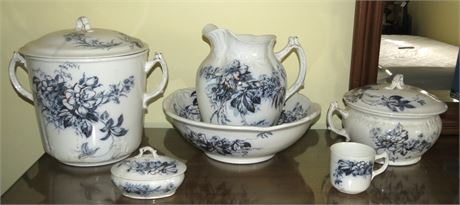 Jesmond England Pitcher, Bowl, Etc