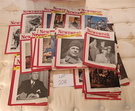 1950's Newsweek Magazines