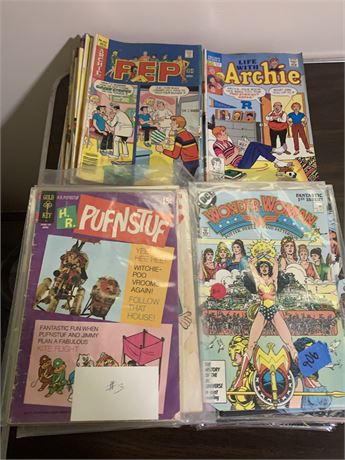 Comic Book Lot DC Wonder Woman Charlton Archie