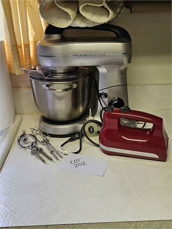 Hamilton Beach Mixer & Kitchenaid Hand Mixer