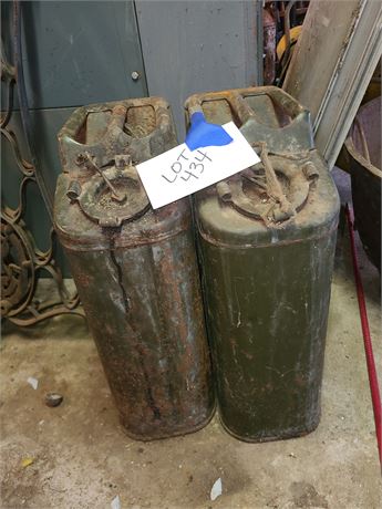 Military Jerry Gas Cans