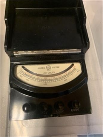 Vintage General Electric Volt Meter