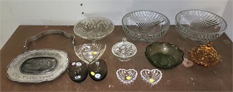 Box of Assorted Glassware