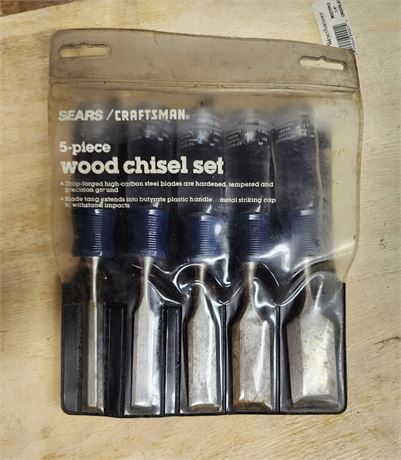 Craftsman 5-Piece Chisel Set