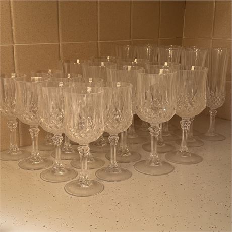 Longchamp by Cristal D'Arques - Durand Stemware Set of 24