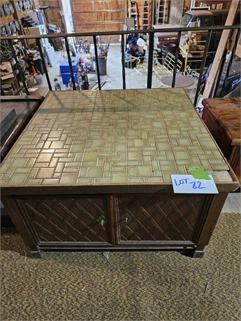 Ceramic Tile End Table