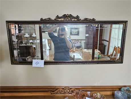 Antique Beveled Glass Mirror