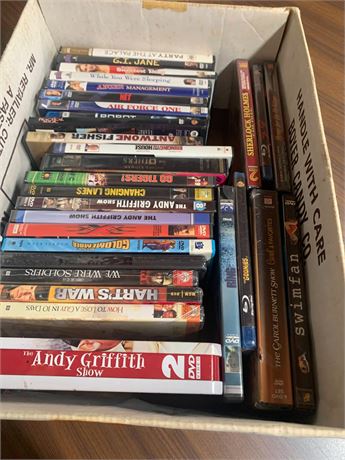 Vintage Movie DVDs We Were Soldiers, Hart's War, Goldmember, Andy Griffith Show