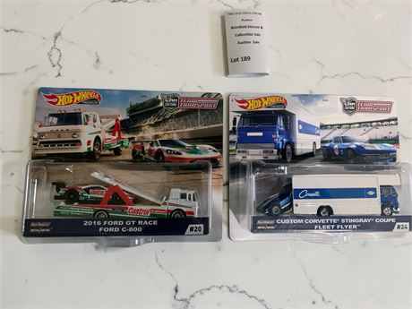 Hot Wheels Premium Car Culture Team Transport Vehicles Lot of 2