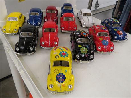 VW Beetle Pull Back Toy Cars