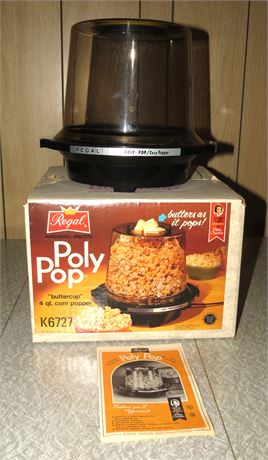 Regal Poly Pop Popcorn Popper