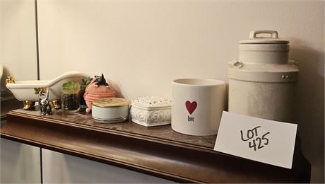 Misc Decor- Trinket Boxes, Faux Plants & More