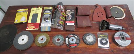 Sandpaper, Grinding Wheels, Etc
