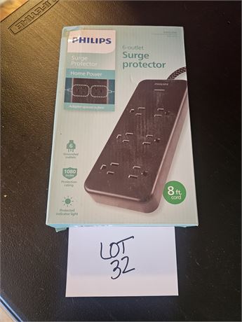 Phillip 6 Outlet Surge Protector