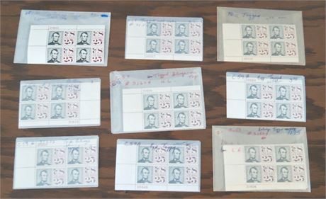 Abraham Lincoln 25 Cents Stamps