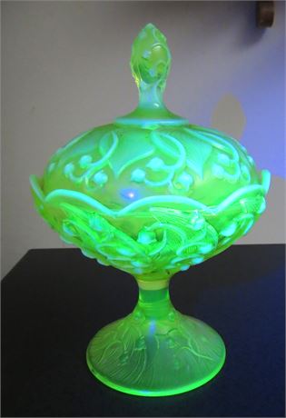 Uranium Glass Dish