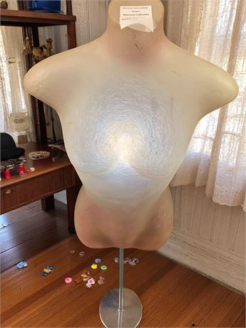 Electric Light Up Female Display Mannequin  Made Of Paper Mache Or Fiber Glass