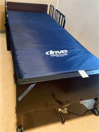 Drive Medical Delta Ultra Light Hospital Bed W/Therapeutic Support Mattress