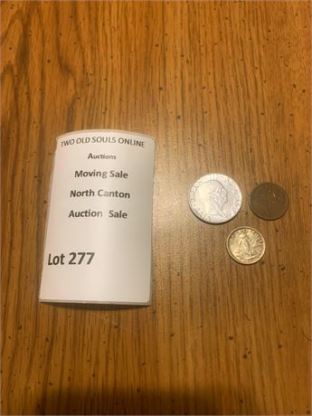Foreign Coin Lot - Italy Coin (1), Portugal (1), Philippines (1)