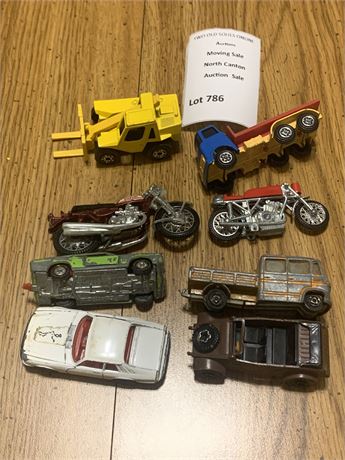 Vintage Red Line Hot Wheels Cars - Lot of 8