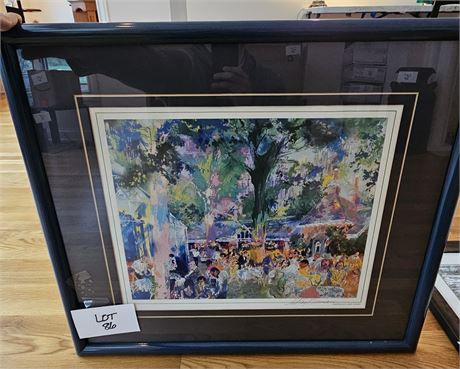 Signed LeRoy Neiman Art Print " Tavern on the Green"