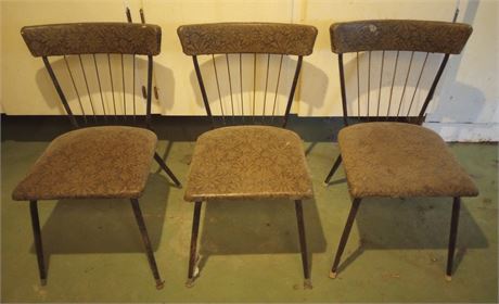 3 Vintage dining chairs