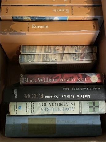 Vintage Book Lot - Eurasia, Political, Black William & More