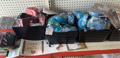 Party Supply Lot - Napkins, Crepe Paper & More