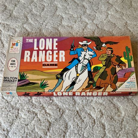 1966 The Lone Ranger Board Game by Milton Bradley