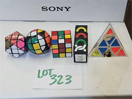 Vintage Rubix Cube / Square / Pyramid & More